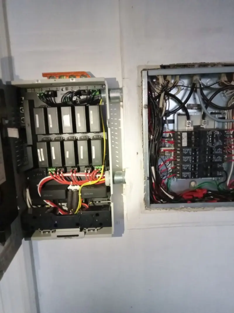 Electrical panel upgrade completed for Landscape Lighting Installation in Eglin AFB